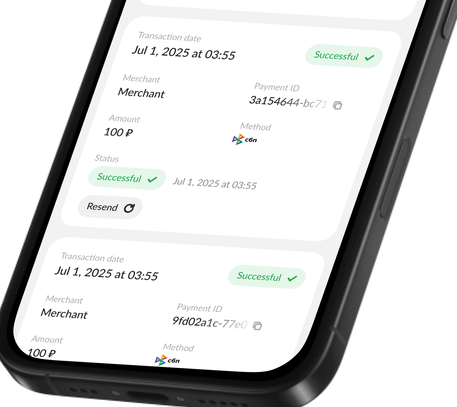 Payment analytics and transactions
